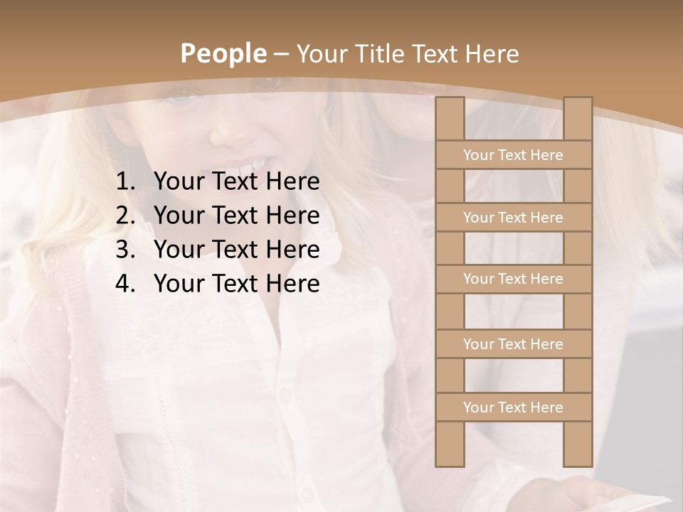 Happy Indoors In Studio Indoors At Home PowerPoint Template