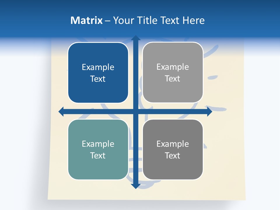A Piece Of Paper With A Drawing Of A Light Bulb On It PowerPoint Template