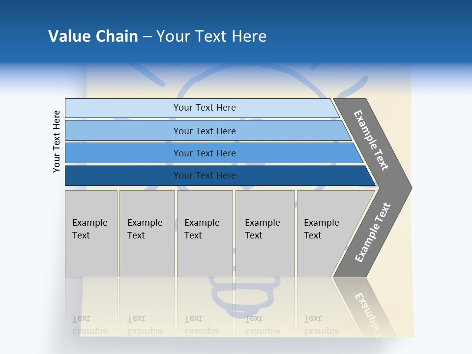 A Piece Of Paper With A Drawing Of A Light Bulb On It PowerPoint Template