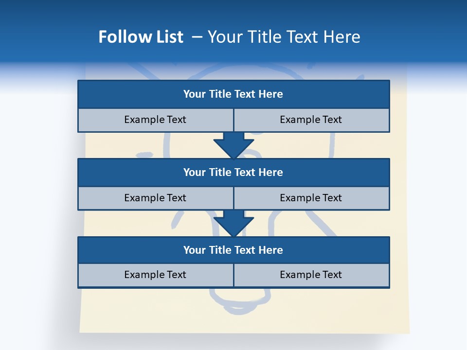 A Piece Of Paper With A Drawing Of A Light Bulb On It PowerPoint Template