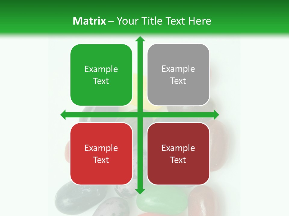 Isolated Fruit Blue PowerPoint Template