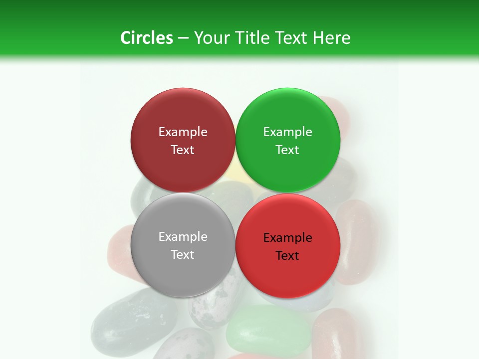 Isolated Fruit Blue PowerPoint Template