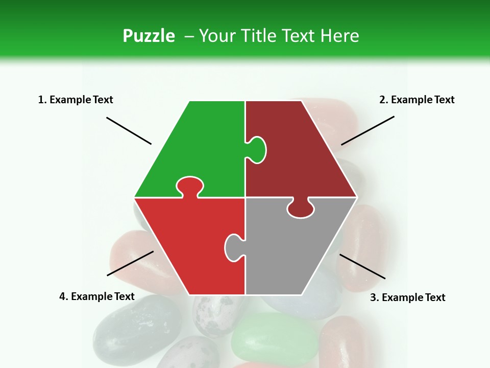 Isolated Fruit Blue PowerPoint Template