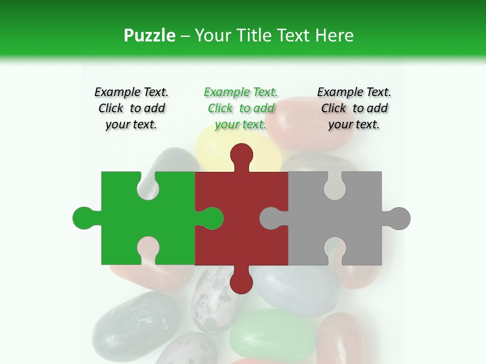 Isolated Fruit Blue PowerPoint Template