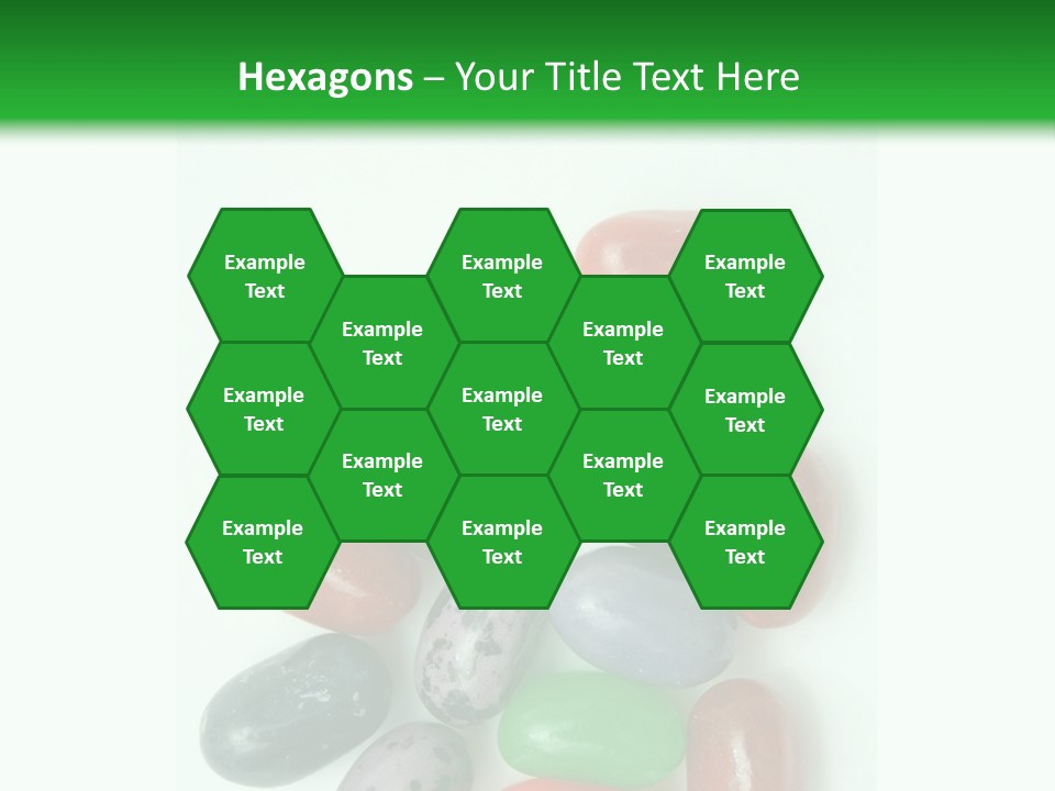 Isolated Fruit Blue PowerPoint Template