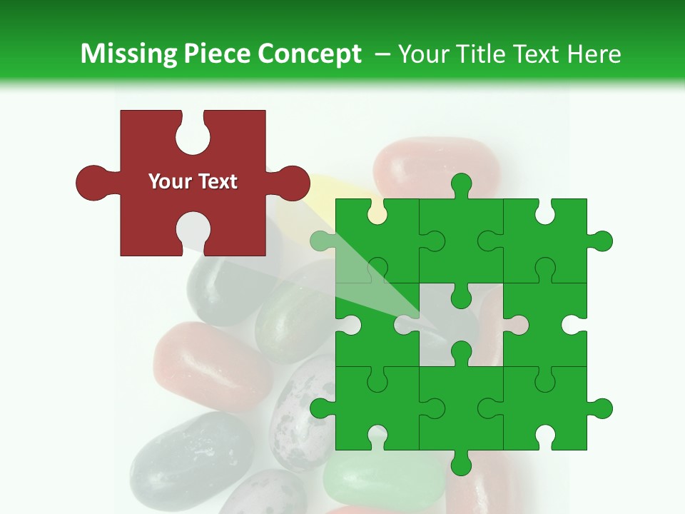 Isolated Fruit Blue PowerPoint Template