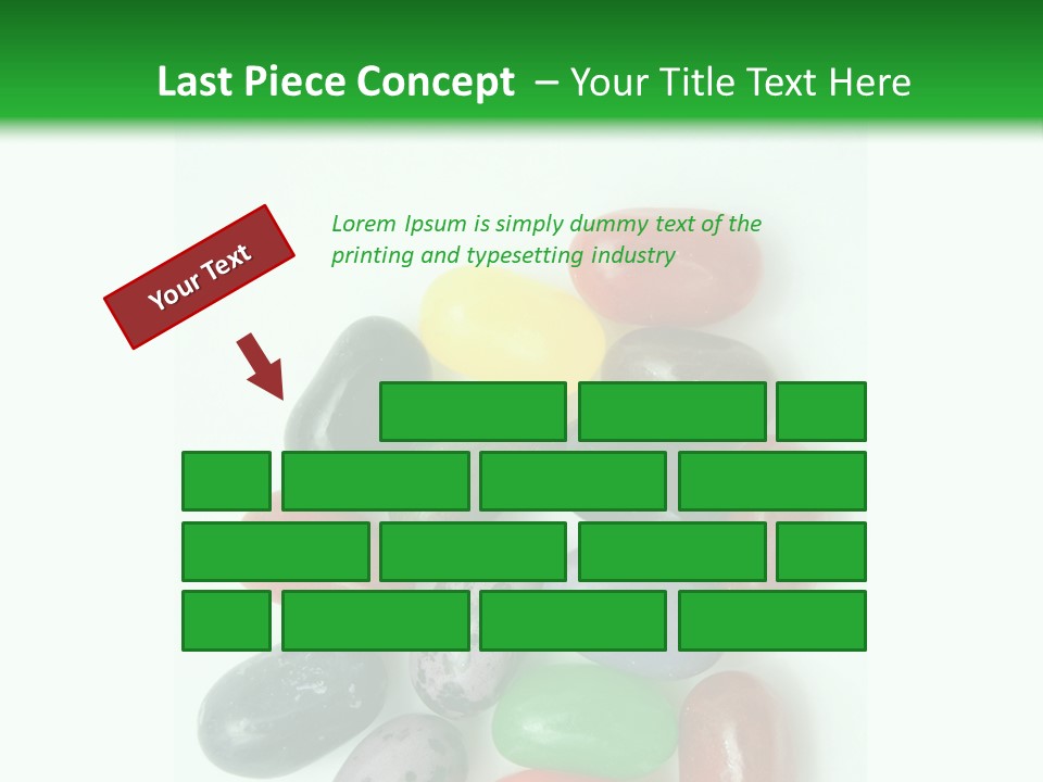 Isolated Fruit Blue PowerPoint Template