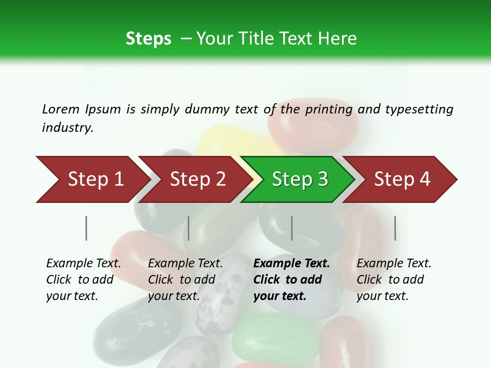 Isolated Fruit Blue PowerPoint Template