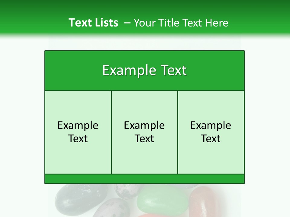 Isolated Fruit Blue PowerPoint Template