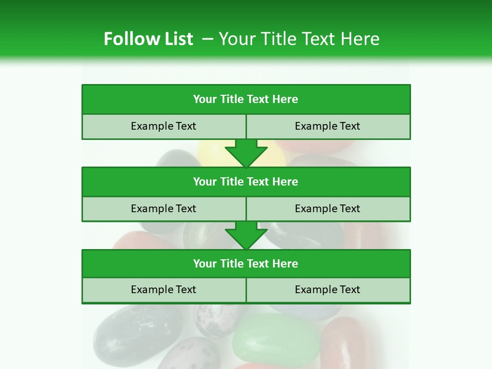 Isolated Fruit Blue PowerPoint Template