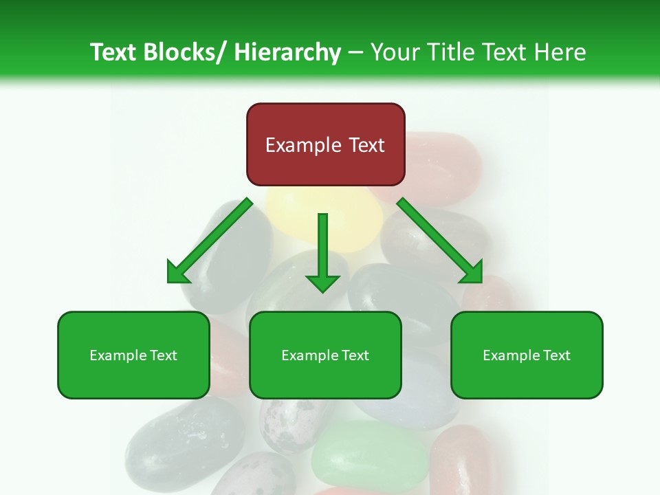 Isolated Fruit Blue PowerPoint Template