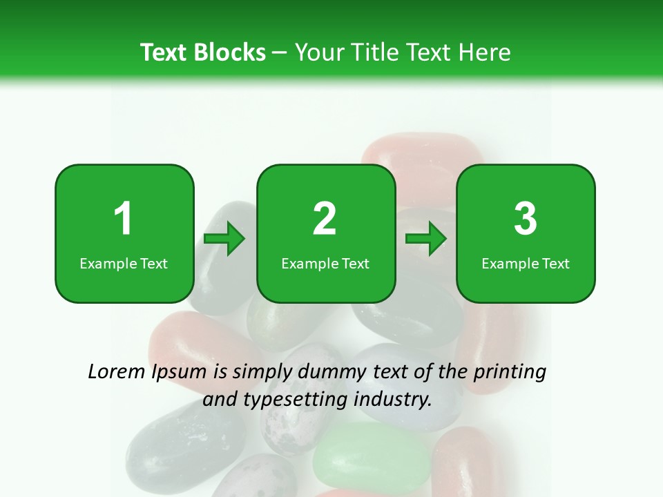 Isolated Fruit Blue PowerPoint Template