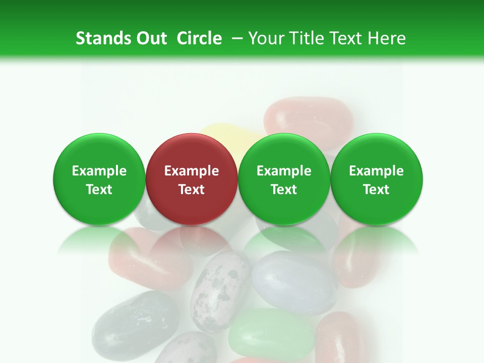 Isolated Fruit Blue PowerPoint Template