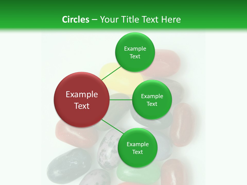 Isolated Fruit Blue PowerPoint Template