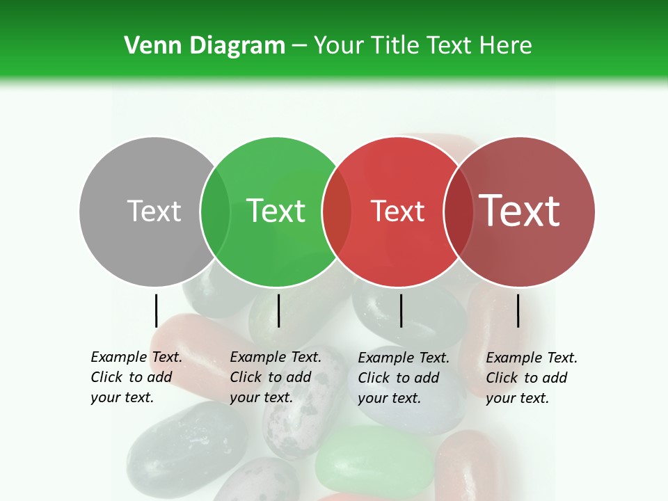 Isolated Fruit Blue PowerPoint Template