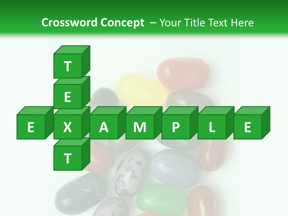 Isolated Fruit Blue PowerPoint Template