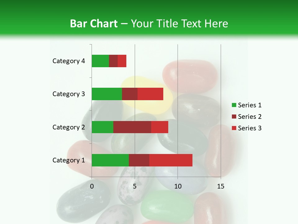 Isolated Fruit Blue PowerPoint Template