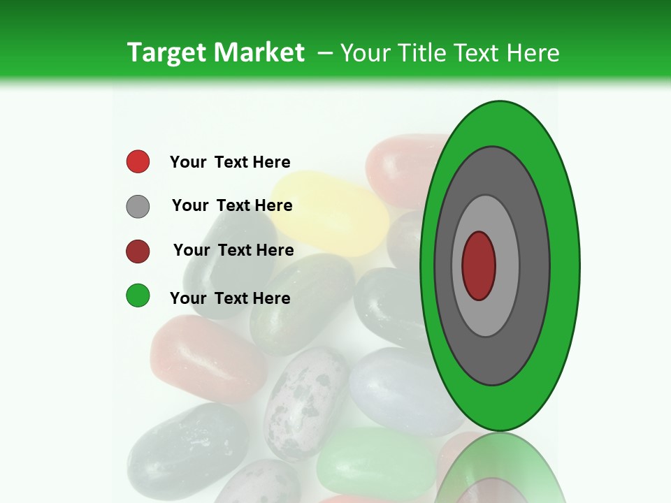 Isolated Fruit Blue PowerPoint Template