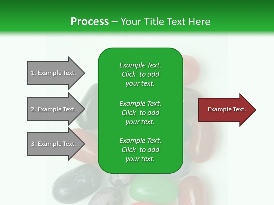 Isolated Fruit Blue PowerPoint Template