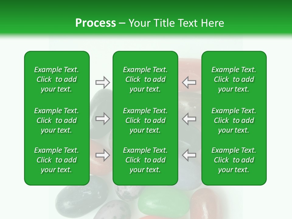 Isolated Fruit Blue PowerPoint Template