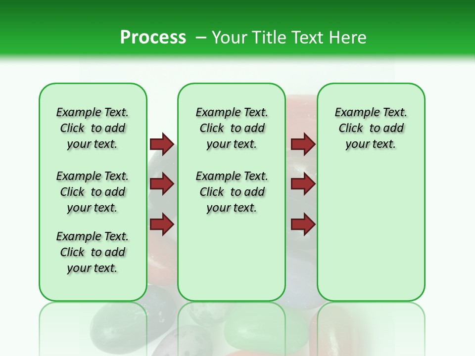 Isolated Fruit Blue PowerPoint Template