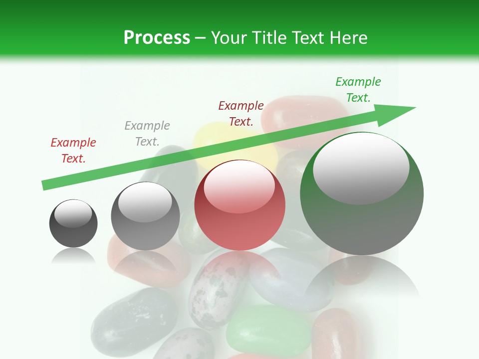 Isolated Fruit Blue PowerPoint Template