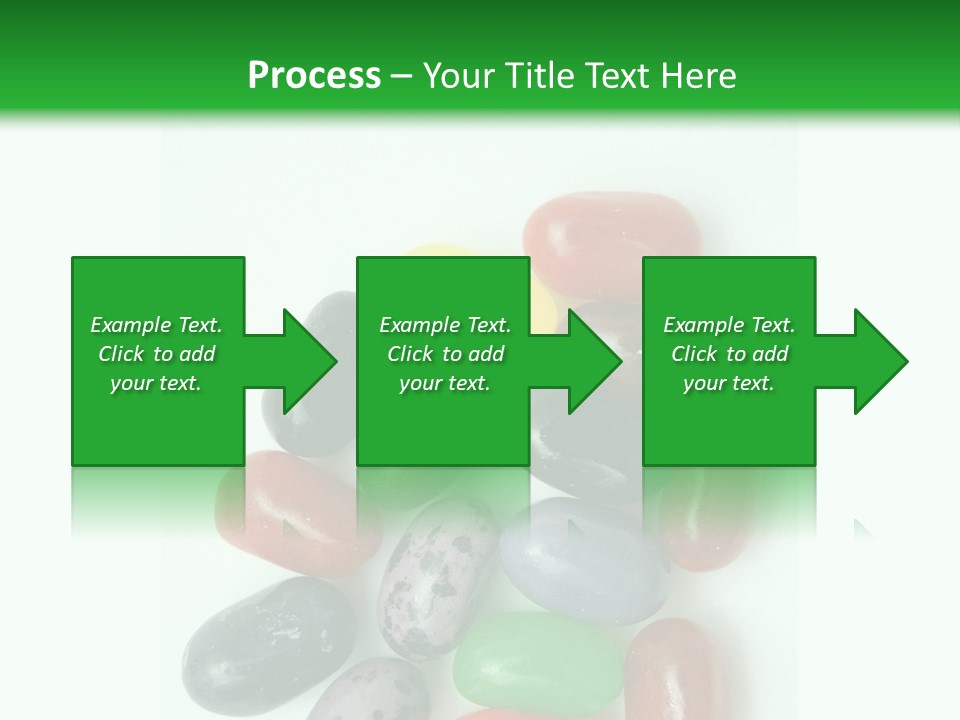 Isolated Fruit Blue PowerPoint Template