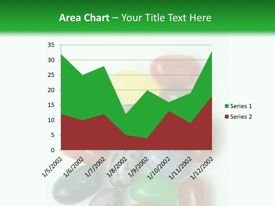 Isolated Fruit Blue PowerPoint Template