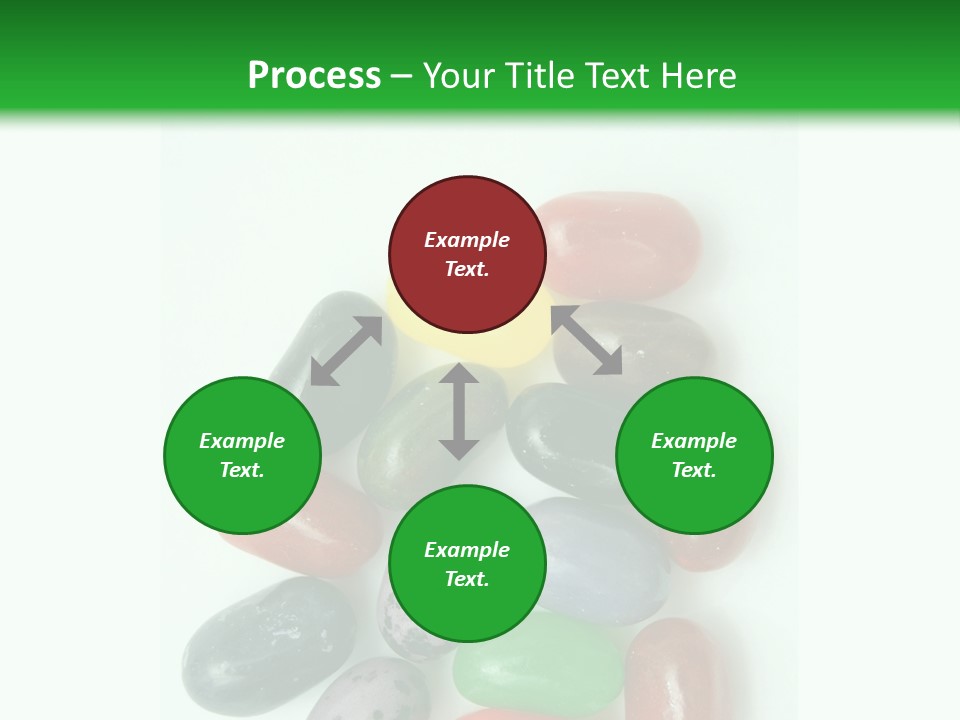 Isolated Fruit Blue PowerPoint Template