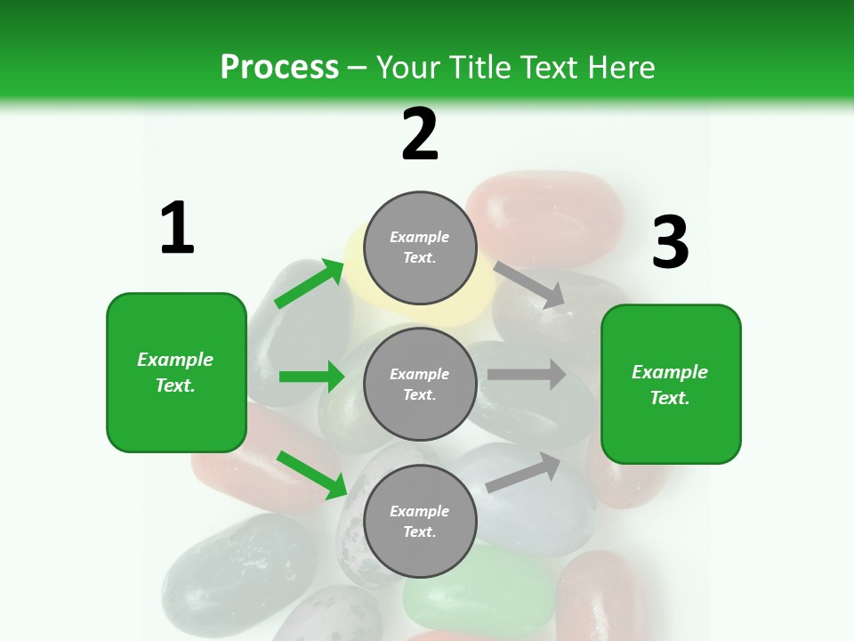 Isolated Fruit Blue PowerPoint Template