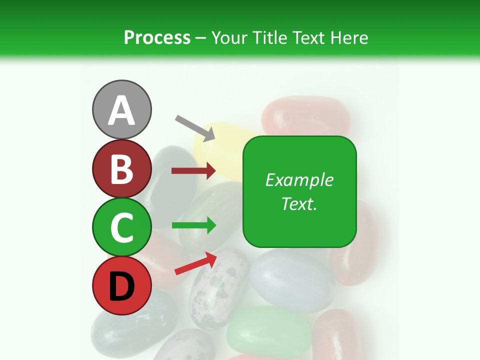 Isolated Fruit Blue PowerPoint Template