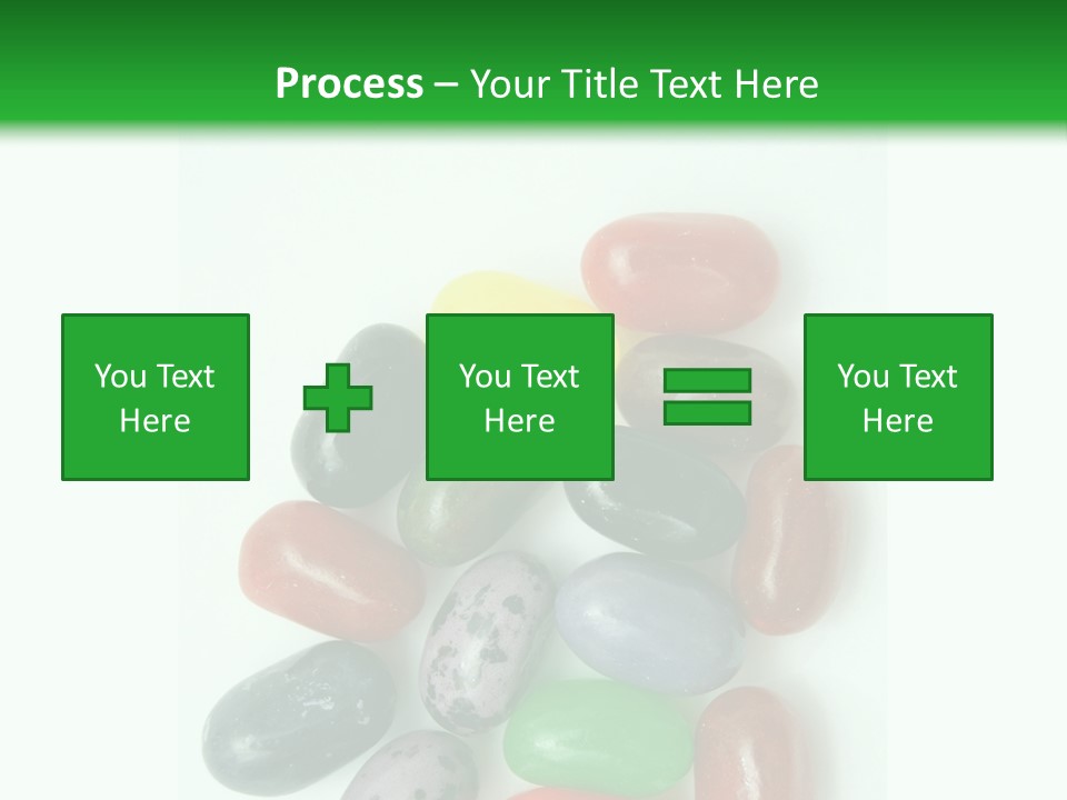 Isolated Fruit Blue PowerPoint Template