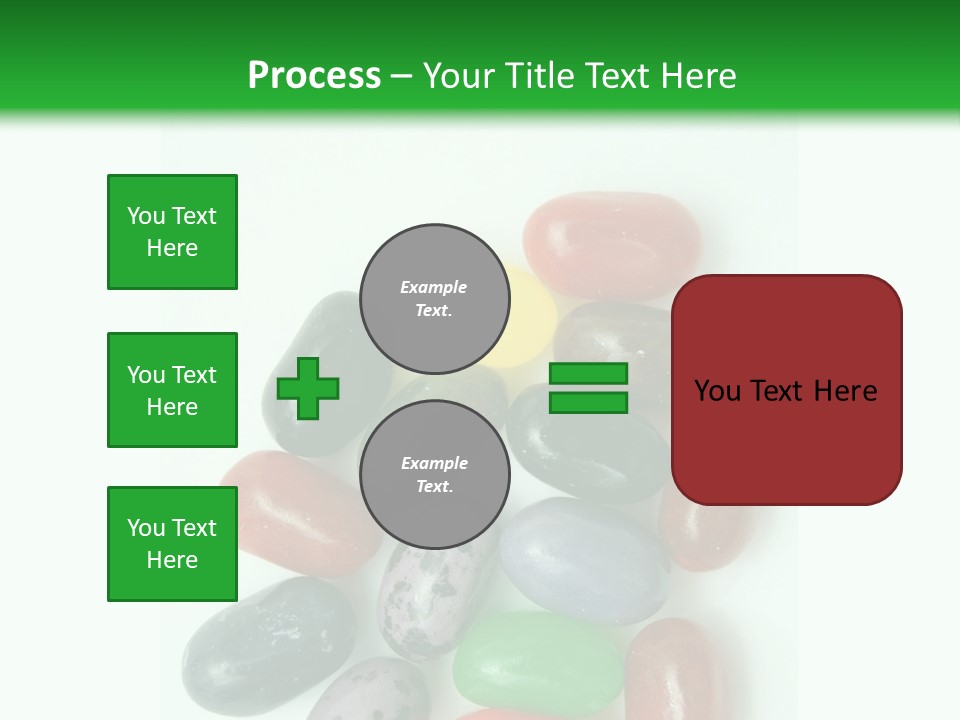 Isolated Fruit Blue PowerPoint Template