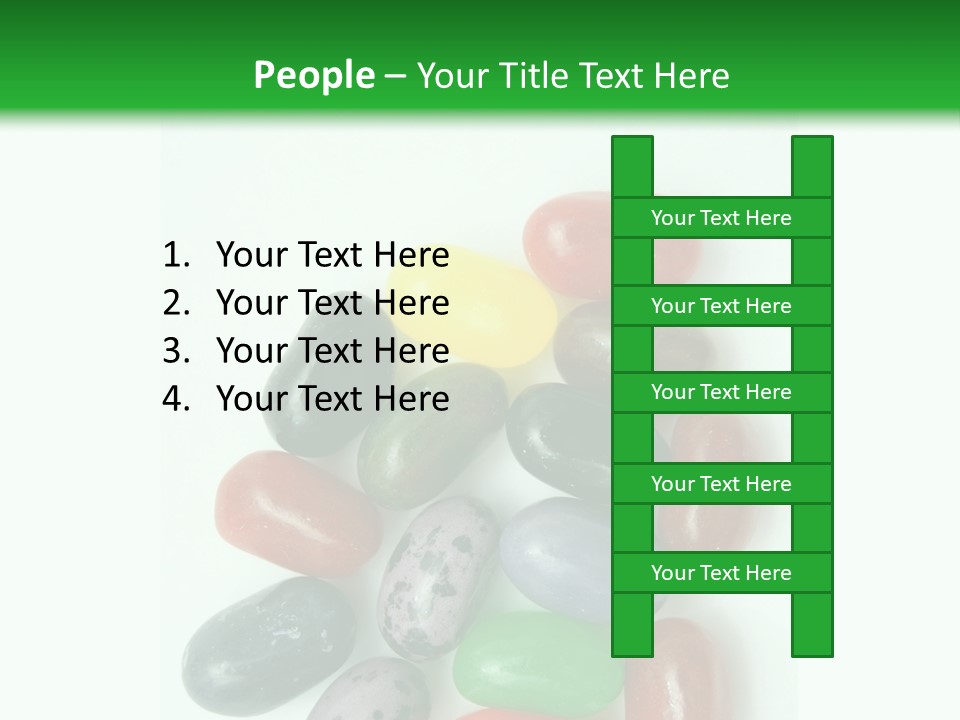 Isolated Fruit Blue PowerPoint Template