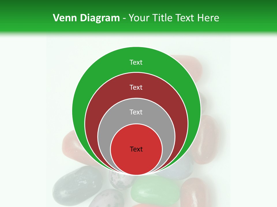 Isolated Fruit Blue PowerPoint Template