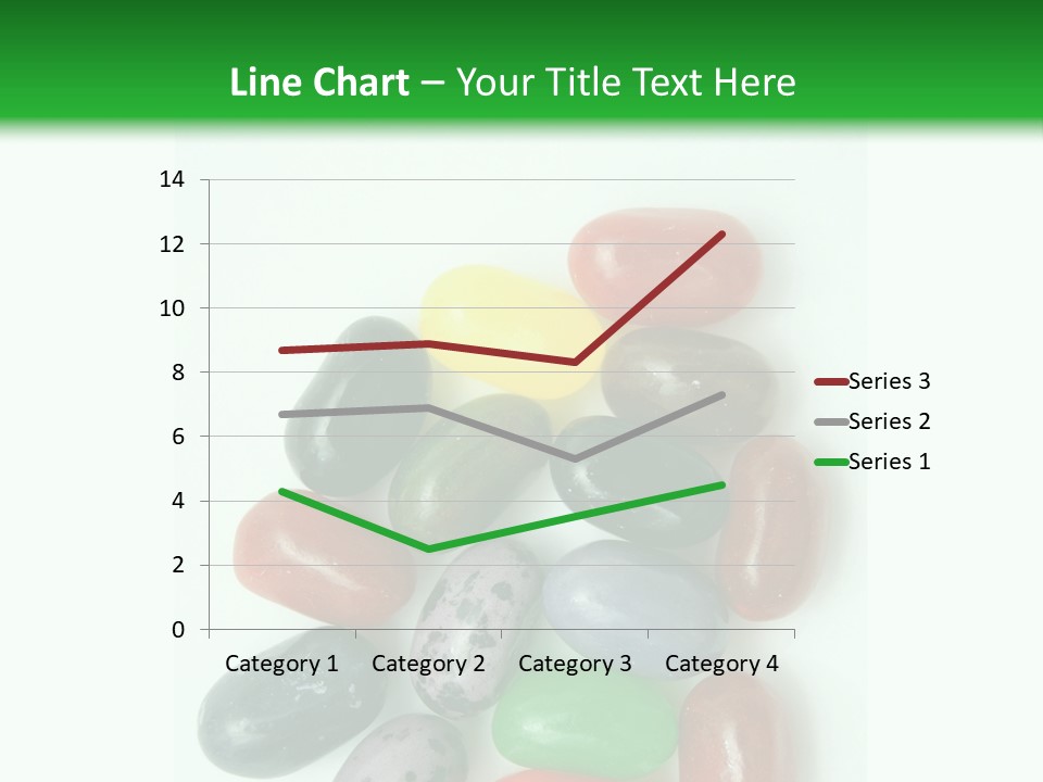 Isolated Fruit Blue PowerPoint Template