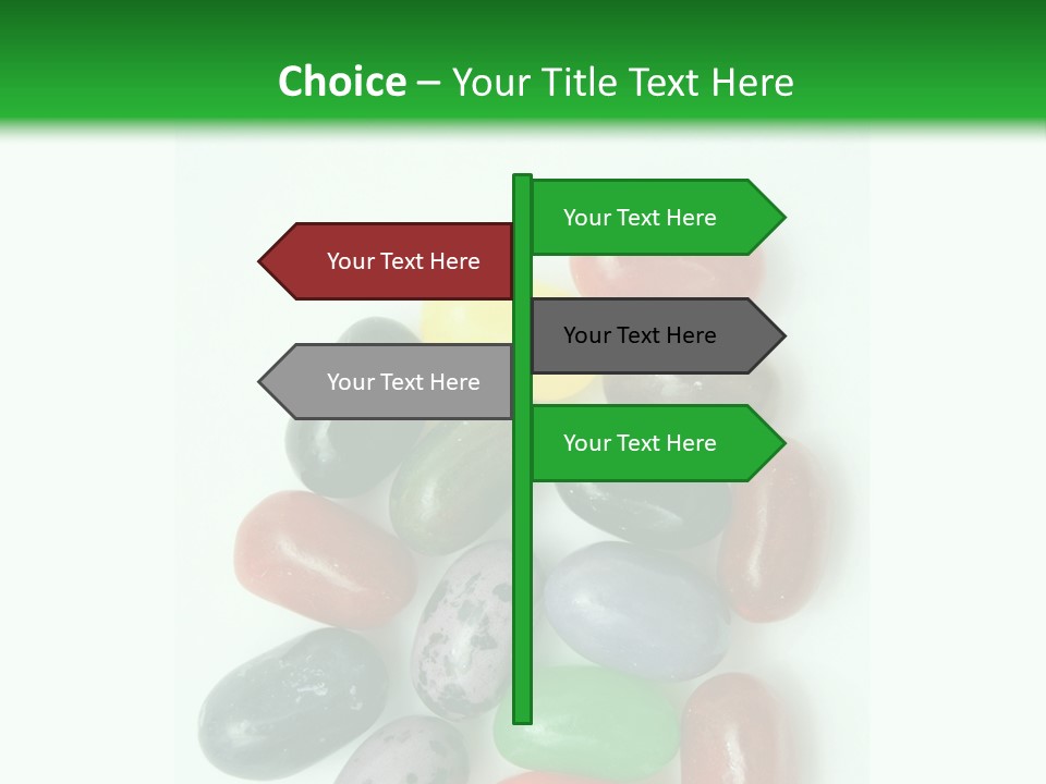 Isolated Fruit Blue PowerPoint Template