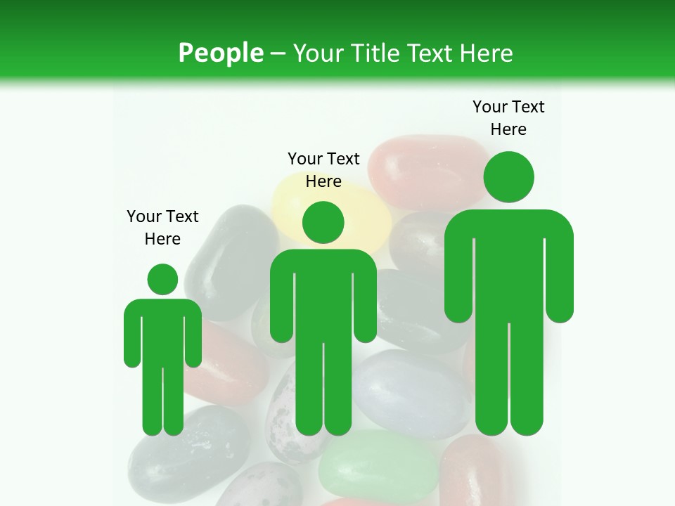 Isolated Fruit Blue PowerPoint Template