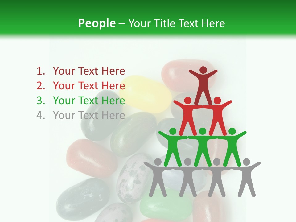 Isolated Fruit Blue PowerPoint Template