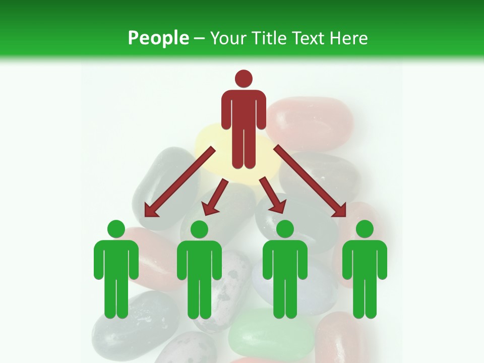 Isolated Fruit Blue PowerPoint Template