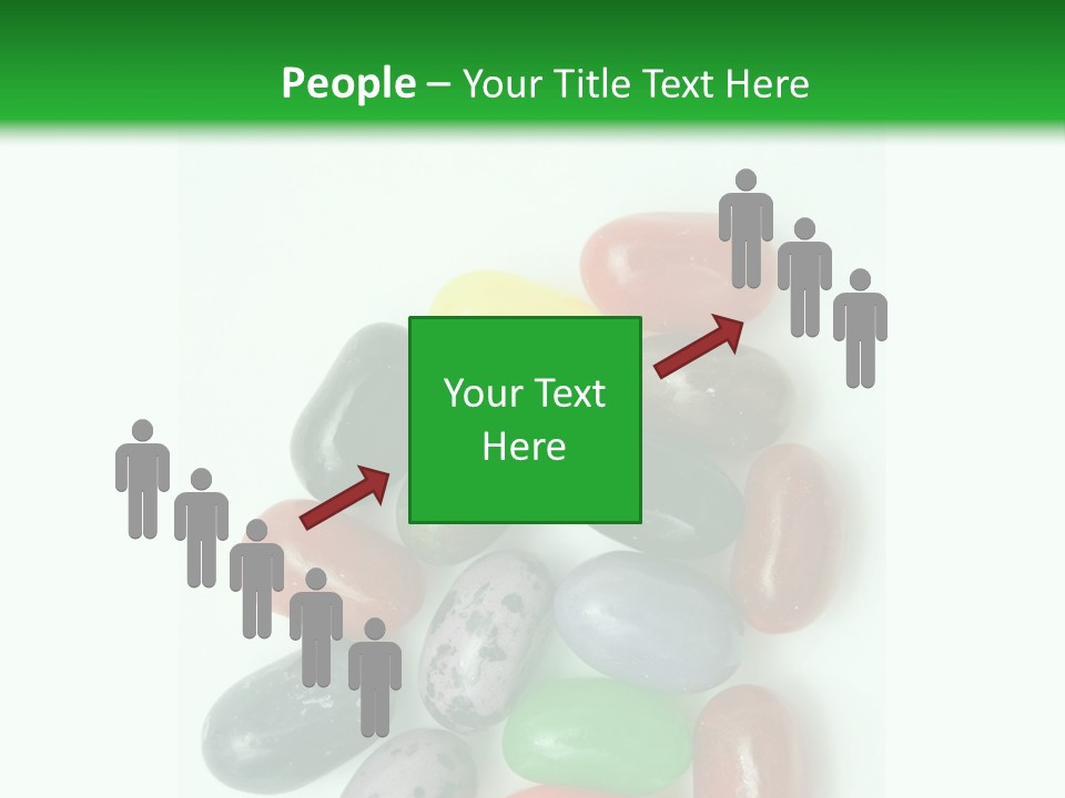 Isolated Fruit Blue PowerPoint Template