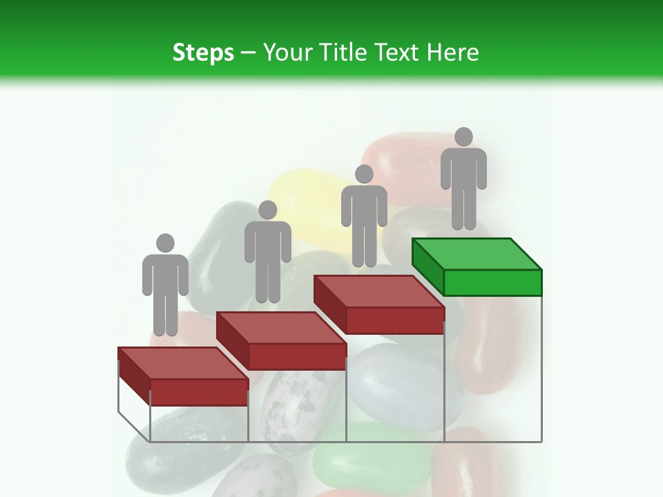 Isolated Fruit Blue PowerPoint Template