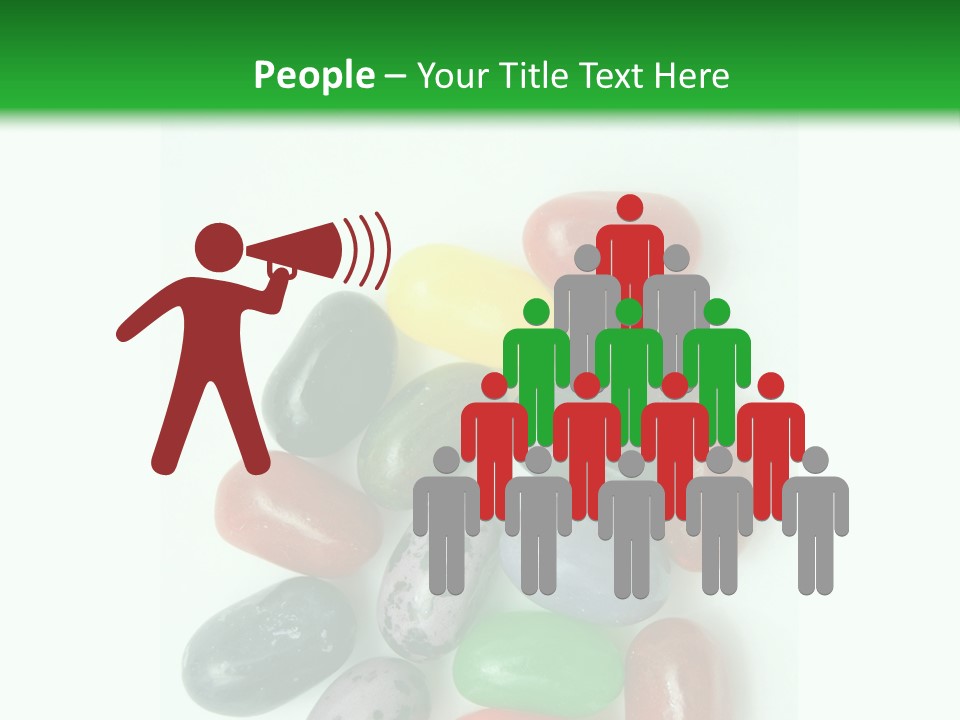 Isolated Fruit Blue PowerPoint Template