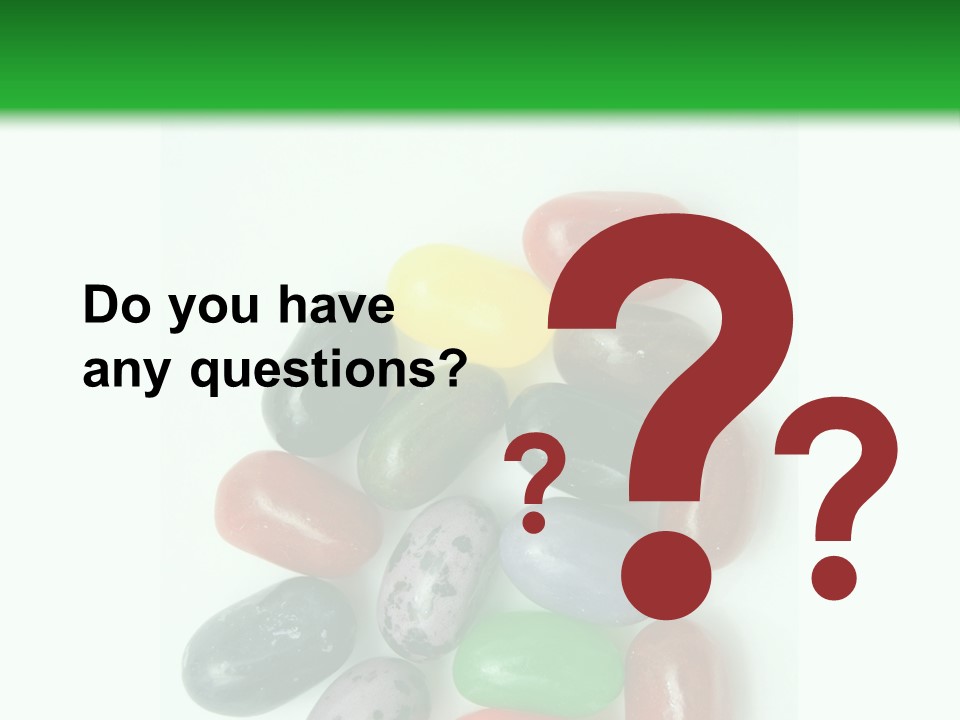 Isolated Fruit Blue PowerPoint Template