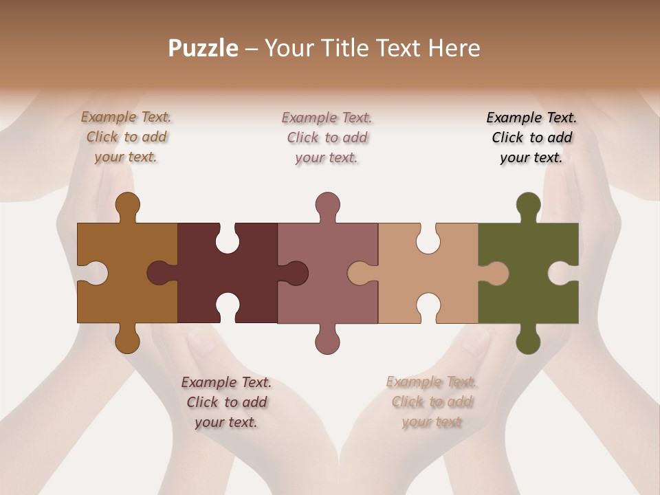 A Group Of Hands Making A Heart Shape PowerPoint Template