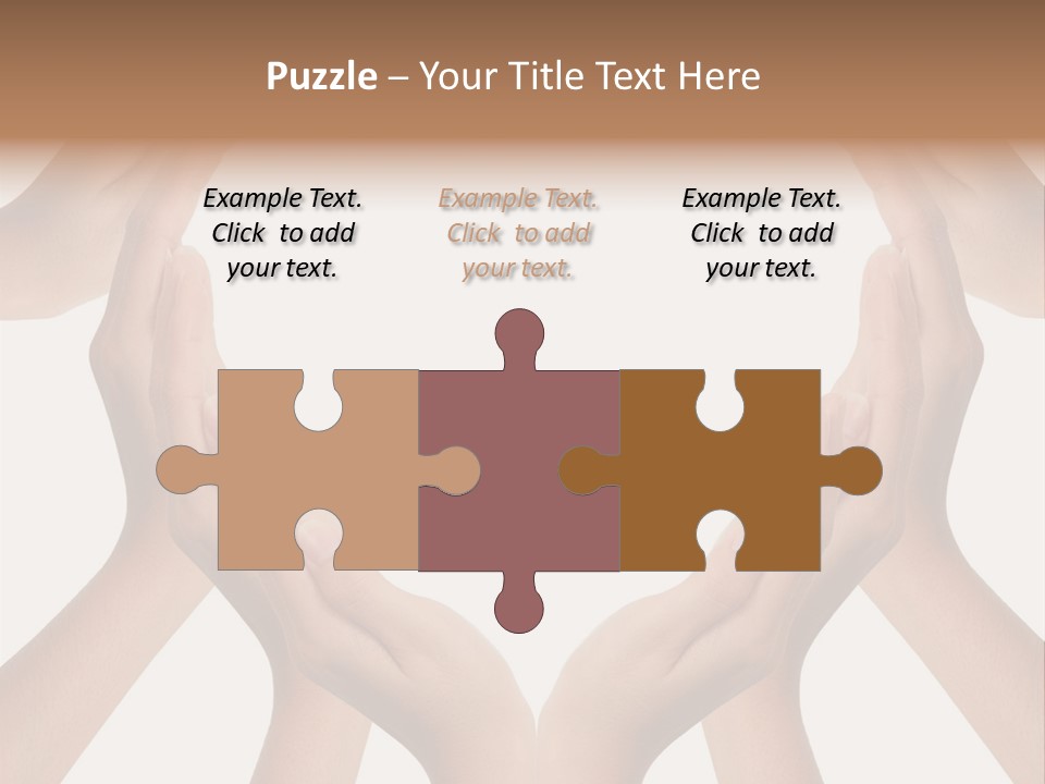 A Group Of Hands Making A Heart Shape PowerPoint Template