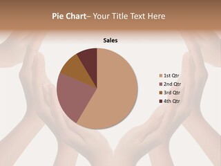 A Group Of Hands Making A Heart Shape PowerPoint Template