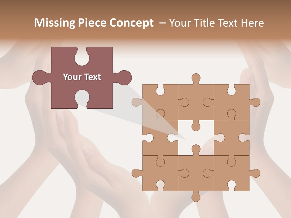 A Group Of Hands Making A Heart Shape PowerPoint Template