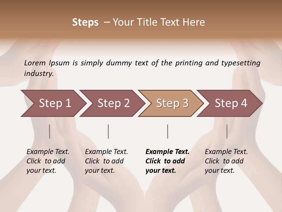 A Group Of Hands Making A Heart Shape PowerPoint Template