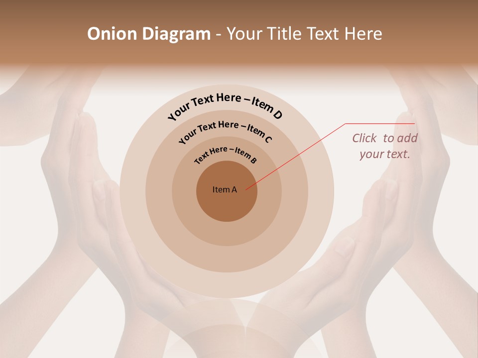 A Group Of Hands Making A Heart Shape PowerPoint Template